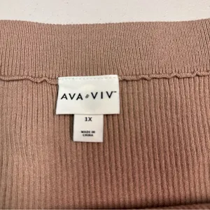 Ava & Viv Beige‎ Pencil Skirt thumbnail 8