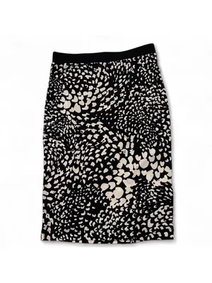 Banana Republic Black & white leopard print midi skirt Size XS See photos for thumbnail 2