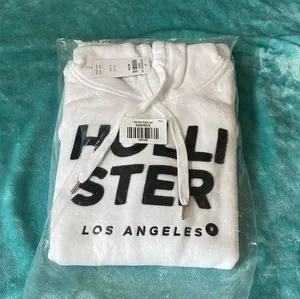 Hollister Women’s White Hoodie thumbnail 1