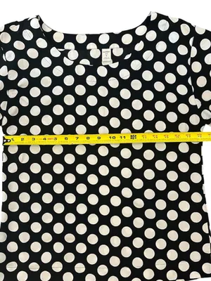 Old Navy | Polka Dot 3/4 Sleeve Blouse sz S thumbnail 8