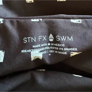 Stone Fox Swim Shanti‎ High Cut One Piece Swimsuit Sz Medium NEW thumbnail 6
