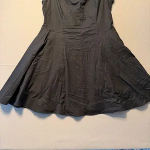 Free People Midnight Magic Mini Dress Ruffle Sweetheart Smocked Back Women Sz XL thumbnail 9