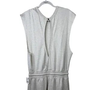 NEW Free People Movement Oatmeal Heather Throw and Go Onesie Jumpsuit XS thumbnail 9