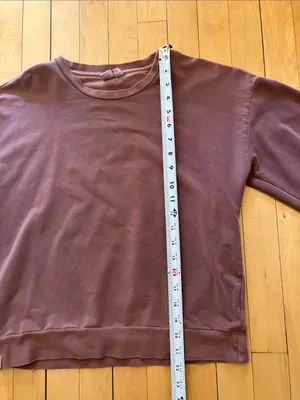 Tentree Dusty Rose Organic Cotton Crewneck Sweatshirt Size Small thumbnail 6
