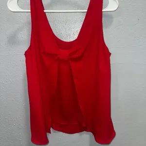 Charming Charlie‎ Red Sleeveless Tank Top thumbnail 4