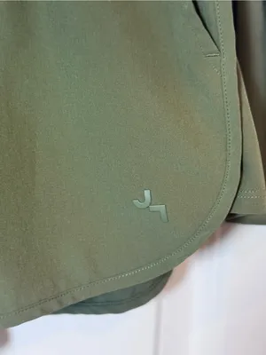 JoyLab Shorts XS Olive Green Pleated Athletic Running Gym Beach Summer Pockets thumbnail 4