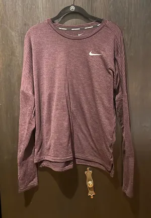 Nike Running Dri‑FIT long sleeve top - Plum Size Medium thumbnail 1