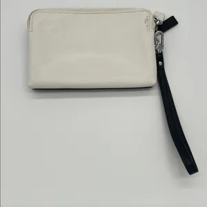 TUMI Double Zip Leather Phone Case Travel Wallet‎ Wrist Clutch thumbnail 2