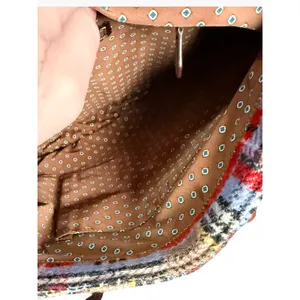 Vera Bradley Highland Plaid Quilted Crossbody Bag Multicolor Messenger 10.5in thumbnail 8