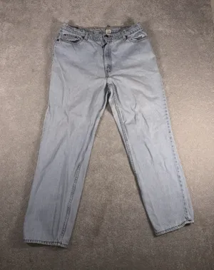 womens levis vintage‎ 512 slim fit straight leg 18 Reg 90s USA Made thumbnail 1