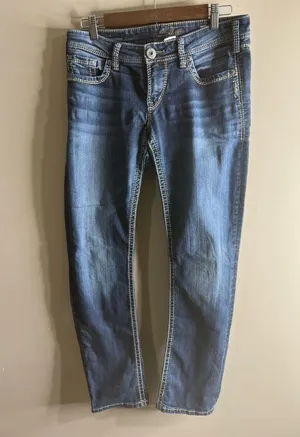 Silver jeans Berkley straight size 29 x 32 thumbnail 2