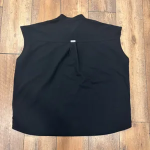 Figs Rafaela Women's Black Oversized Scrub Top Short Sleeve Size XL / WXXSW1003 thumbnail 5