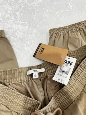 Vans Chamber II Jogger Women's Elastic Waistband Khaki Size Large Cotton Blend thumbnail 7