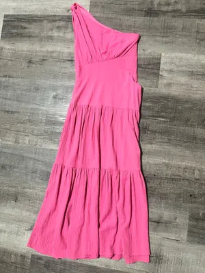 SHOWPO Celestia Dress in Bright Pink thumbnail 4