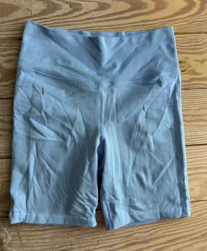 Athleta Ribbed Biker Shorts size m thumbnail 1