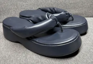 Chunky Y2K Style Platform Thong Sandals Padded Flip‎ Flop Unbranded 9.5 thumbnail 1