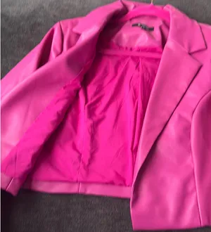 Pink Cropped Blazer thumbnail 2