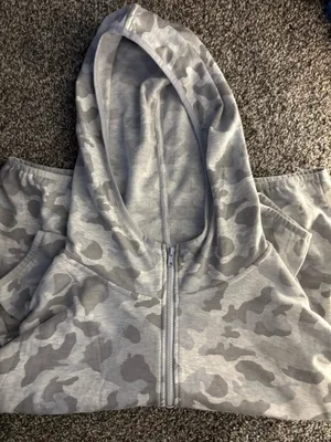 Camo Hoodie Gray Size XL thumbnail 2