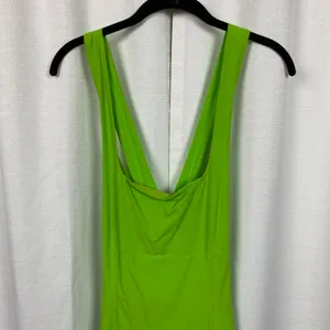 Outdoor Voices Neon Green Cross Back Athletic Dress Sz.L thumbnail 9