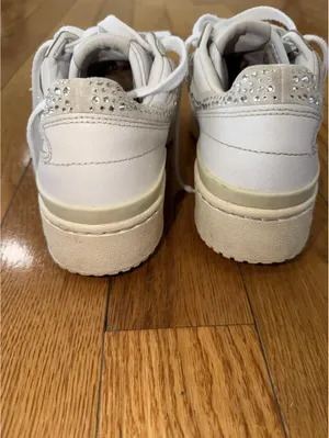 Size 6.5 US Women’s Adidas Forum Bold Crystal White Women thumbnail 6