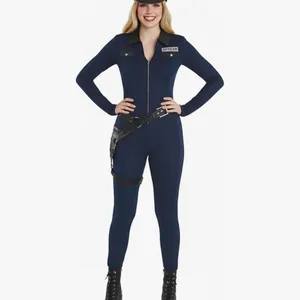 Women's Navy Blue Costume‎ Jumpsuit thumbnail 2