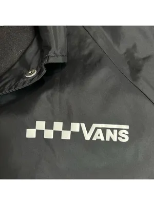 Vans Thanks Coach Lightweight Jacket Size M Black thumbnail 11