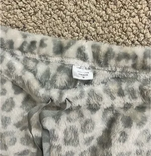 Leopard print lounge pants Gray Size M thumbnail 3