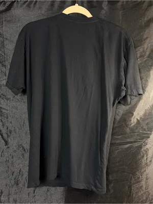 Vintage Band Tee with Black Graphic and Car Motif thumbnail 4