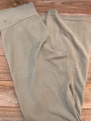 Lululemon ribbed softstreme flared pant size 10 thumbnail 6