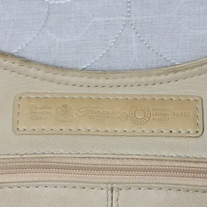 Vintage Fossil Crossbody Bag #75082 Medium Cream Soft Leather Adjustable Strap thumbnail 4