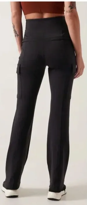 Athleta Delancey Straight Cargo Pants Large $129 Athleisure thumbnail 1