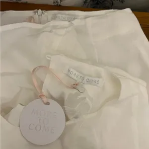More to come linen top White thumbnail 4