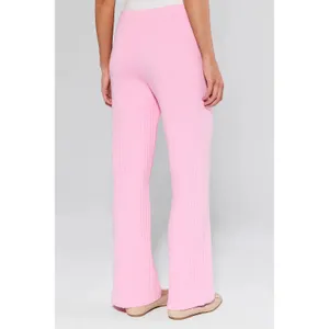 NWT Avara Wishlist Brianna Pink Ribbed Knit Pants Large Stretch Comfy‎ Lounge thumbnail 13
