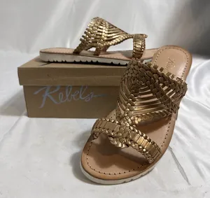 Rebel Sugar RB Baily Sandals Bronz Shoes Womens 6.5M thumbnail 1