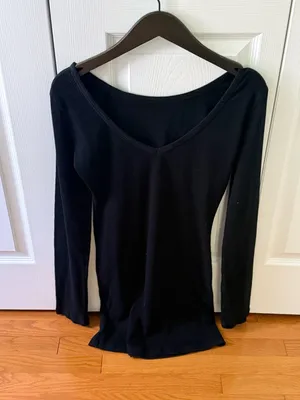 Free People We The Free Black Long Sleeve Dress thumbnail 3