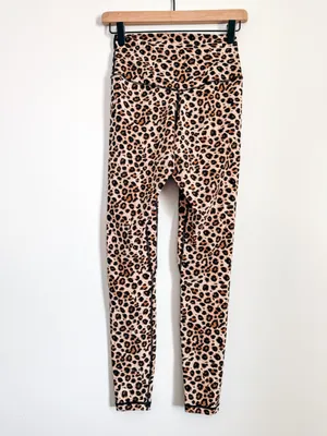 ColorfulKoala Leopard Print Brown and Tan High Rise Leggings Size S thumbnail 6
