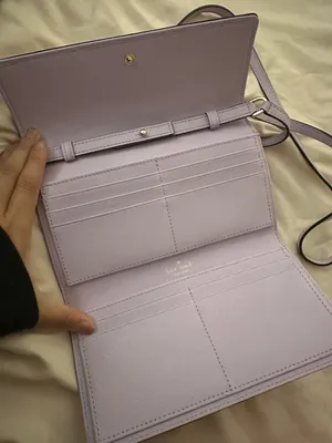 Kate Spade Lavender Cross Body wallet thumbnail 2
