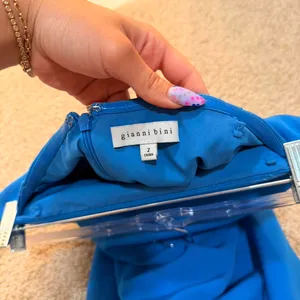 Gianni Bini blue mini dress thumbnail 4