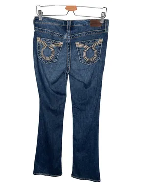 Big Star Maddie Embroidered back pocket Bootcut Jeans Womens Size 26R thumbnail 2