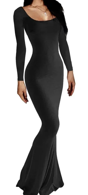 Bodycon Maxi Dress Size M thumbnail 1