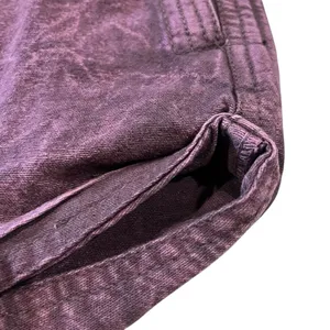 Free People Shorts Sz 0 Purple NWT Low Rise Button Fly Point Dume Chino Festival thumbnail 7