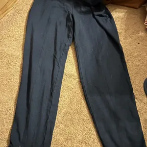H by‎ halston pull on blue pants L thumbnail 4