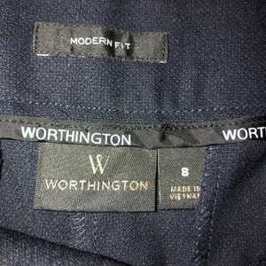 Worthington Dress Pants Womens 8 Used Dark Blue thumbnail 9
