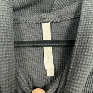 ARITZIA The Group Babaton Waffle Knit‎ Long Sleeve Turtleneck Black Sz M thumbnail 5