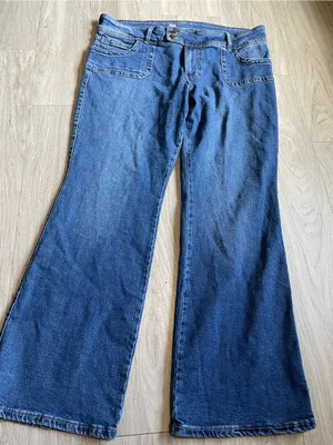 No Boundaries Women's Boot Cut Jeans - Denim Blue thumbnail 1