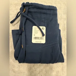 NWT Free People Summer Swooning Mini Skirt in Dark Denim size Medium thumbnail 5