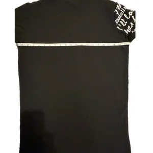 Comaekar Black Graphic‎ T-Shirt Dress Sequin Crane Bird Script Long Sleeve Mini thumbnail 6
