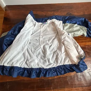 Starter Vintage Dallas Cowboys Touchdown Club Windbreaker Jacket Girls XL Blue‎ thumbnail 3