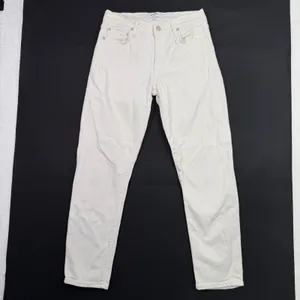 Agolde 27 Toni Slim Straight Jeans White Stretch Denim A133-1085 Minimalist thumbnail 3