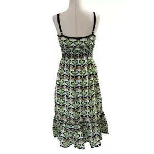 Bisou Bisou Women Size 8 Sundress Adjustable Strap Green | 13-420 thumbnail 3